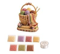 3D Beaded Animal Kit,DIY Creative Adults Crafts Includes Beads Tools Instructions,Funny Cute Farm Animal Beads Activities for Beginners