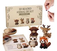 3D Beaded Animal Kit - DIY Handmade Craft Set, Creative Beadwork Project