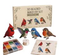 3D Beaded Animal Kit Handmade 3D Beadwork Set with Instructions