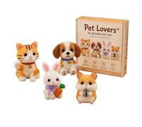 3D Beaded Animal Kit - Handmade Beadwork Material Package, Creative Miniature Sculpture Weaving Set, Educational Fine Motor Practice | for Classroom Activity Teens Homeschool Art Crafting Pod