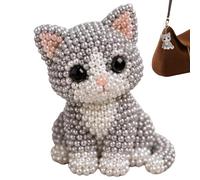 3D Beaded Animals Kit - DIY Animal Beading Kit for Adults & Teens - Bead Embroidery Kits with Colorful Beads and Instructions - Handmade Cute Bead Craft Animal Set - for Beginners & Craft Enthusiasts