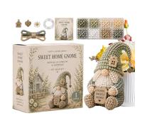 3D Beaded Art Kits | Cute Gnome Making with Instruction - Handmade Bead Set Art Projects,for Kids Teens Adults Beginners Home Decor Desk Accessories Birthday Party Favors