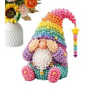 3D Beaded Art Kits | Cute Miniature Figurines | Bead Embroidery Kit Materials Included | for Beginners Kids Girls Boys Home Classroom School Travel Daycare Playroom