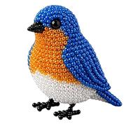 3D Beaded Bird DIY Kit,Handmade Beading Art Crafting Set - Animal Themed Beadwork Kit - for Home Desk Shelf Decor Backpack Charm Party Favors Art Class Holiday