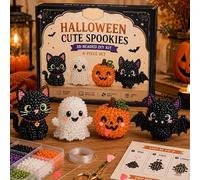 3D Beaded Bird Kit, DIY Animals Beading Set with 4 Cute Designs, Fun Handmade Embroidery Bead Set, Creative Animals Jewelry Art Craft Kits, for Adults Beginners, Includes Instructions