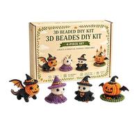 3D Beaded DIY Kit, Handmade Halloween Beadwork Embroidery, Adorable 3D Creatures, Providing A Soothing Crafting Experience That Doubles As The Perfect Weekend Activity And An Easy Way To Cultivate A N