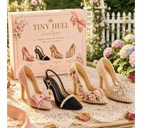 3D Beaded High Heels DIY Kit, High Heels Bead Embroidery Kit, Elegant Handmade DIY Animal Beading Kits Embroidery Bead Set, Creatively 3D Beaded Animals Jewelry Art Craft Kits Gift Girl