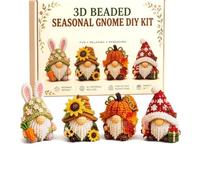 3D Beadie Fairy DIY 4 Pack for Beadwork Enthusiasts Includes Beading Tools