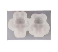 3D Bear Rabbit Chocolate Silicone Mold for Baking French Dessert Fondant Mousse Cake Handmade Soap Molds for Animal Silicone