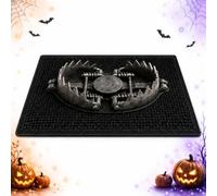 3D Bear Trap Illusion Doormat, Trick Trap Optical Illusion Floor Mat | Printed 3D optical illusion design adds a bold novelty accent to entryways, hallways, bedrooms and game rooms.