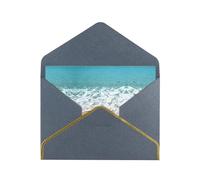 3d Beautiful Starfish On Beach Sand Blank Cards With Envelopes,Greetings Single Cards With Envelopes,Send To A Close Friend