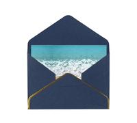 3d Beautiful Starfish On Beach Sand Blank Cards With Envelopes,Greetings Single Cards With Envelopes,Send To A Close Friend