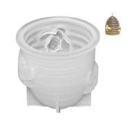 3D Bees Candle Silicone Molds Cake Fondant Mold Hexagon Beehives Resin Plaster Molds Handmade Soap Mould Decor