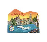 3D Belgium Brugge Bruges Refrigerator Magnet Tourist Souvenirs Resin Magnetic Stickers Fridge Magnet Home & Kitchen Decoration from China