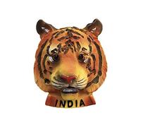 3D Bengal tiger India Refrigerator Magnet Tourist Travel Souvenirs Handmade Resin Craft Magnetic Stickers Home Kitchen Decoration Fridge Magnet Collection Gift