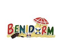 3D Benidorm Spain Refrigerator Fridge Magnet Tourist Souvenirs Handmade Resin Craft Magnetic Stickers Home Kitchen Decoration Travel Gift