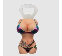 3D Bikini Beauty Cyprus Fridge Magnet Beer Bottle Opener Travel Souvenir Gift Home Kitchen Decoration Refrigerator Magnetic Sticker Collection