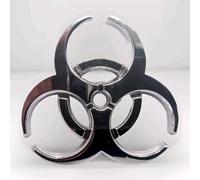 3D Biohazard Umbrella Corporation Nuclear Car Emblem Metal Sticker Car Sticker