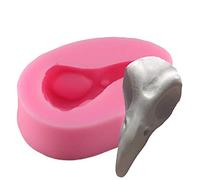3D Bird Raven Head Skull Silicone Mold for DIY Desserts Crystal Gum Paste Candy Handmade Ice Cream Soap Mould Ice Cube Jelly Shots Cupcake Cake Topper Decoration Chocolate Fondant Mold Pudding