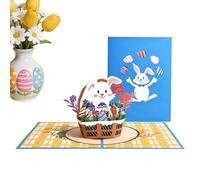 3D Birthday Card - 21 x 16 cm 3D Keepsake with Spring Egg and | Easter Card with Heartfelt Message for Teacher, Friends, Family, Wife, Husband, Girlfriend, Mom and Dad as a Gift