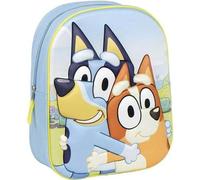 3D Bluey Children's Backpack with Original Design and Realistic Relief for Boys and Girls | Bluey School Backpack with Large Space and Adjustable Straps Officially Licensed