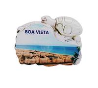3D Boa Vista Cape Verde Fridge Magnet Souvenir Gift Home Kitchen Refrigerator Decor Magnetic Sticker Collection