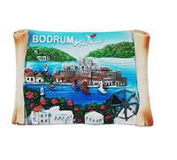 3D Bodrum Turkey Fridge Magnet Travel Souvenir Gift Home Kitchen Refrigerator Decoration Magnetic Sticker Collection
