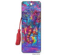 3D Bohemian Elephant Bookmark Featuring The Artwork of Royce B Mcclure - by Artgame