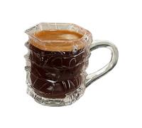 3D Book Mug - 3.35 Inches Stained Glass Drinkware Cup | 200ml Hand Painted Stacked Novel Mug with Handle, Literary Themed Gift for Women Men Bookworms Readers Librarians and Writers