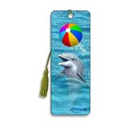 3D Bookmark - Dolphin & Beach Ball - Cheatwell Games by Cheatwell