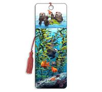 3D Bookmark - Sea Otters - Cheatwell Games