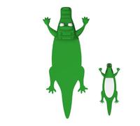 3D Bookmark - Shark Crocodile, Whimsical Animal Markers, Amusing Reading Gift, Festive Holiday Page Holder for Students, Teens, and Girls | Engaging Learning Tool for Students