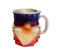 3D Books Coffee Mug - Novelty Reading Coffee, Resin Water Bottles | Colorful Stack Tea Cup for Readers Kitchen Decor, Literary for Holiday Display, Taz
