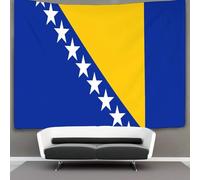 3D Bosnia And Herzegovina Print Wall Blanket Home Decoration Bedding Poster Wall Art Tapestry Wall Hanging Tapestries Soft Polyester for Bedroom,Decorations Beach Blanket College Dorm 130cmx150cm