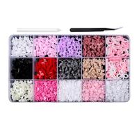 3D Bow Nails Art Sweet Bowknot Supplies Flower Nails Art Decoration For Party Wedding