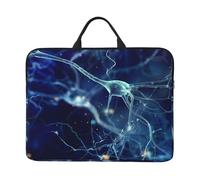 3D Brain Cell Neuron Neurology, 14 Inch Laptop Sleeve, Notebook Bag Laptop Case Sleeve Briefcase with Handle