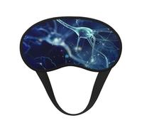 3D Brain Cell Neuron Neurology, Full Eye Covers Light Blocking Eye Masks Blackout Sleep Eye Muffs