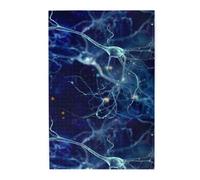 3D Brain Cell Neuron Neurology, Jigsaw Puzzles 1000 Pieces, Wooden Jigsaw Family Game Wall Decor for Adults Teens