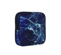3D Brain Cell Neuron Neurology, Sanitary Pad Storage Bag, Pad Holder Bag with Zipper, Change Purse