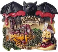 3D Bran Castle Transilvania Romania Fridge Magnet Souvenir Refrigerator Decoration Magnet Hand Painted Craft