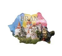 3D Bran Romania Refrigerator Fridge Magnet Tourist Souvenirs Handmade Resin Craft Magnetic Stickers Home Kitchen Decoration Travel Gift