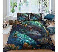 3D Breathable Microfiber exotic monkey Bedding Quilt Cover All Season Bedding Set w/Pillowcase digital fantasy art Bed Quilt Cover Easy Care for Home Decoration Super king（260x220cm）