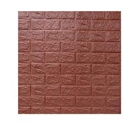 3D Brick Wallpaper,3D Wall Panels 12PCS Self Adhesive Foam 3D Wallpaper Waterproof Brick Wall Panel Living Room Stickers Bedroom Papers Home Decor(A,12pcs 70cmx38cm)