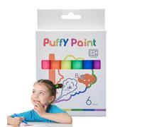 3D Bubble Coloring Markers Set - Creative 3D Pens For Kids, Set Of 6 Fun Drawing Markers, 3+ Years Old Art Supplies, Pens For Children | For Kids 3+ Years Old Drawing And Coloring Art