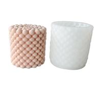 3D Bubble Pillar Candle Mold Easy to De-Mold Resin Mold for Hobbyist Candle Cake Chocolate