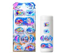 3D Bubble Stickers, Animal Graphics, Adhesive Craft Labels | Raised Texture Elements Enhancing Scrapbooking Customization Visual Interest, Teacher Reward Party Favor Supplies