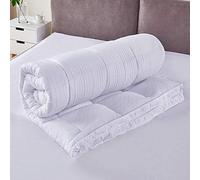 3D Bubbles Style Mattress Toppers Luxury Super Soft 5cms Thick Pure Microfibre Filled Mattress Toppers (Super King)