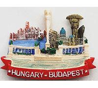 3D Budapest Hungary Fridge Magnet,Budapest Hungary souvenir refrigerator Magnet,Home & Kitchen Decoration