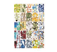 3d Building Puzzle | No Glue Educational Game,Miniature Animal 3d Paper Puzzle - for School Bedroom Classroom Study Party Girls Children Students Teens