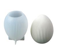 3D Bunny Easter Silicone Mold,DIY Rabbit Egg Candle Molds,Resin Casting Mould for Candle Making Polymer Clay Craft Plaster,Aromatherapy Crafts Moulds Home Kitchen Arts Decoration (A4)